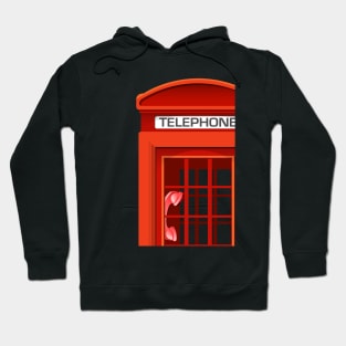 English Phone Booth Hoodie